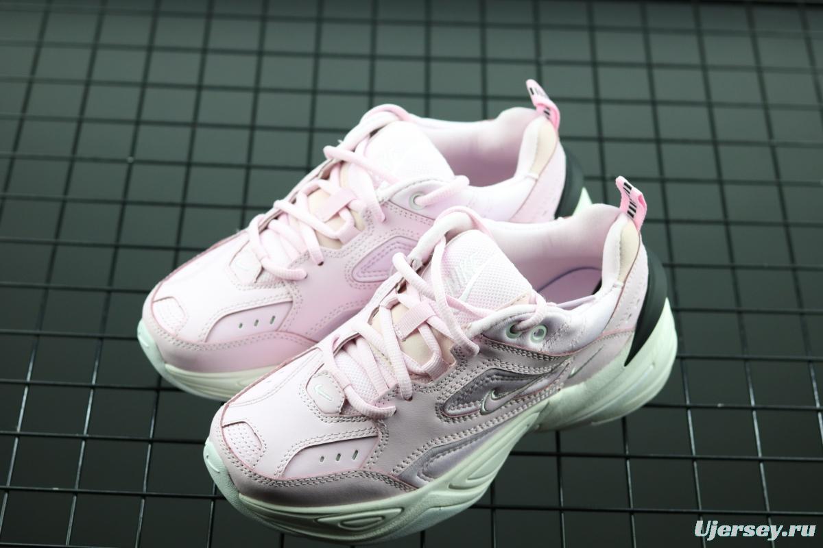 NIKE M2K Tekno pink and white color retro sports daddy shoes AO3108-600
