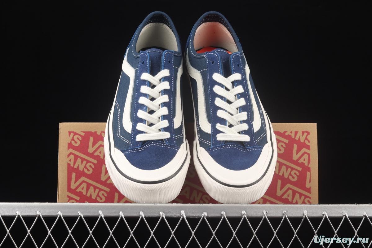 Vans Style 36 SF Klein blue shark side striped low-top casual board shoes VN0A6WKT6QD