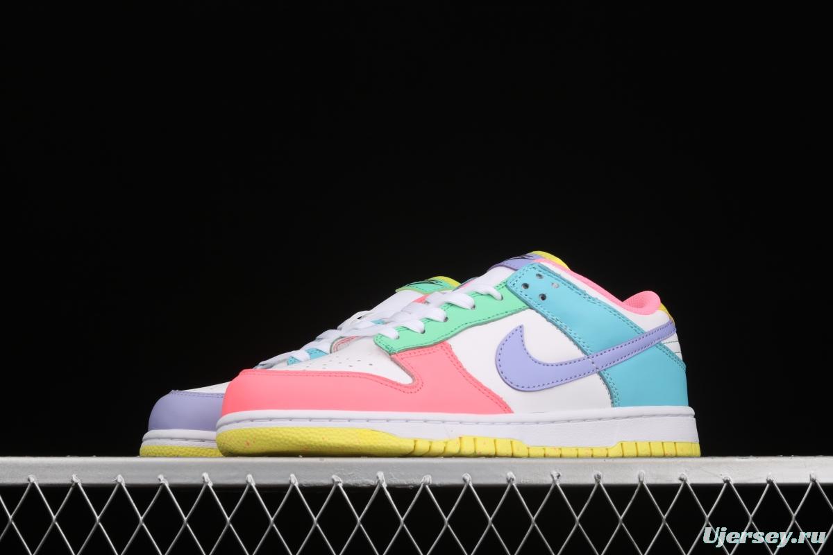 NIKE SB DUNK Low SE Candy egg / candy mandarin duck dunk series low side leisure sports skateboard shoes DD1872-100