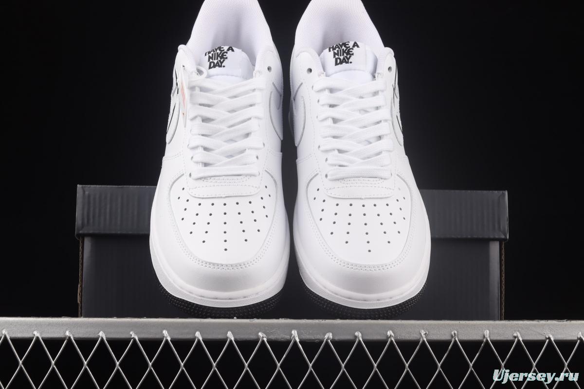 NIKE Air Force 11607 Lv8 ND Have A Good Day Air Force smiley face series low-top casual board shoes BQ9044-100