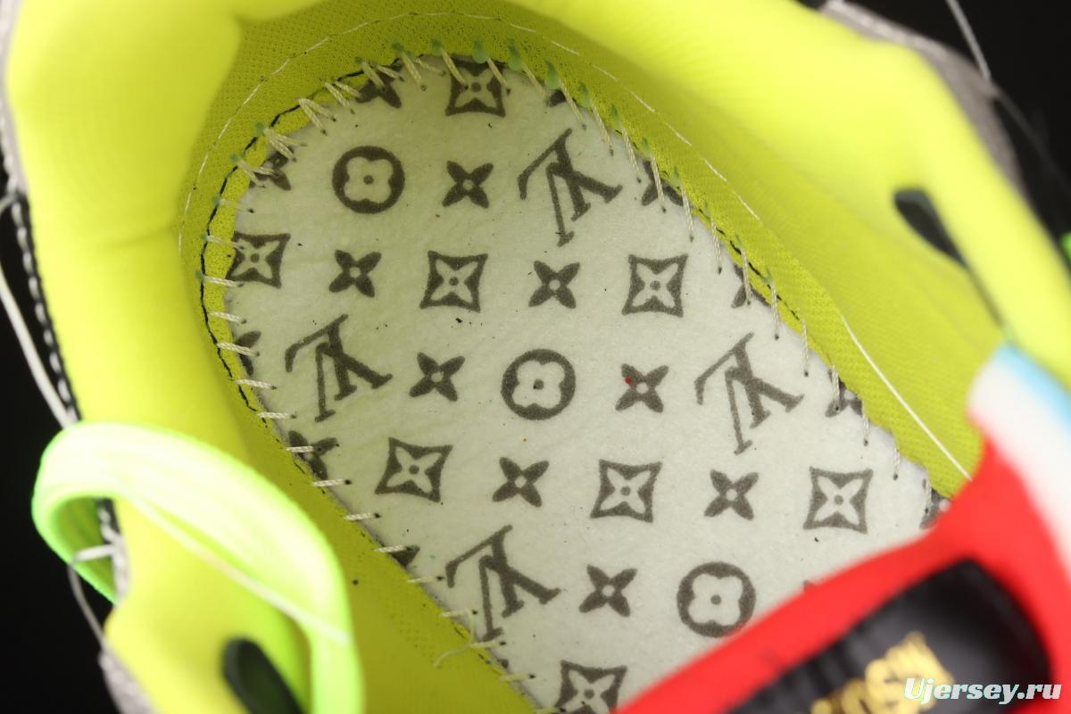 Authentic LV 2021ss early spring fashion catwalk sneakers 51Bcolore MS1220