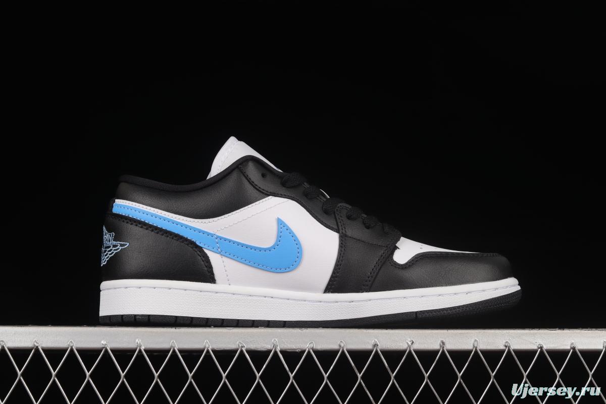 Air Jordan Low black blue and white low-top cultural leisure sports basketball shoes DC0774-041