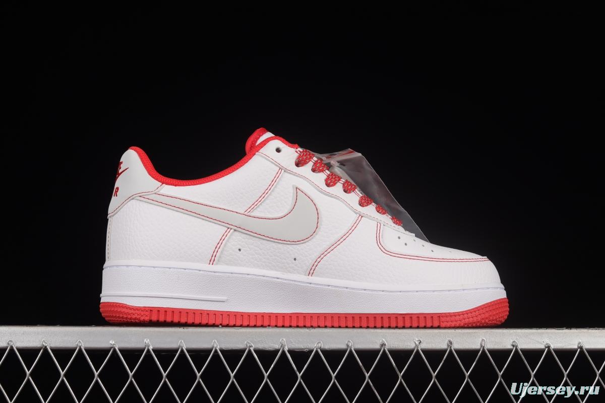 NIKE Air Force 1'07 Low SU19 White Red 3M Reflective Low Top Casual Sneakers CN2896-101