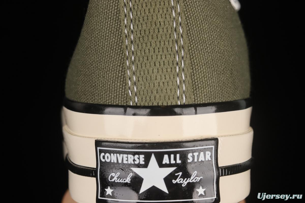 Converse 1970s Evergreen high-top vulcanized casual shoes 162052C