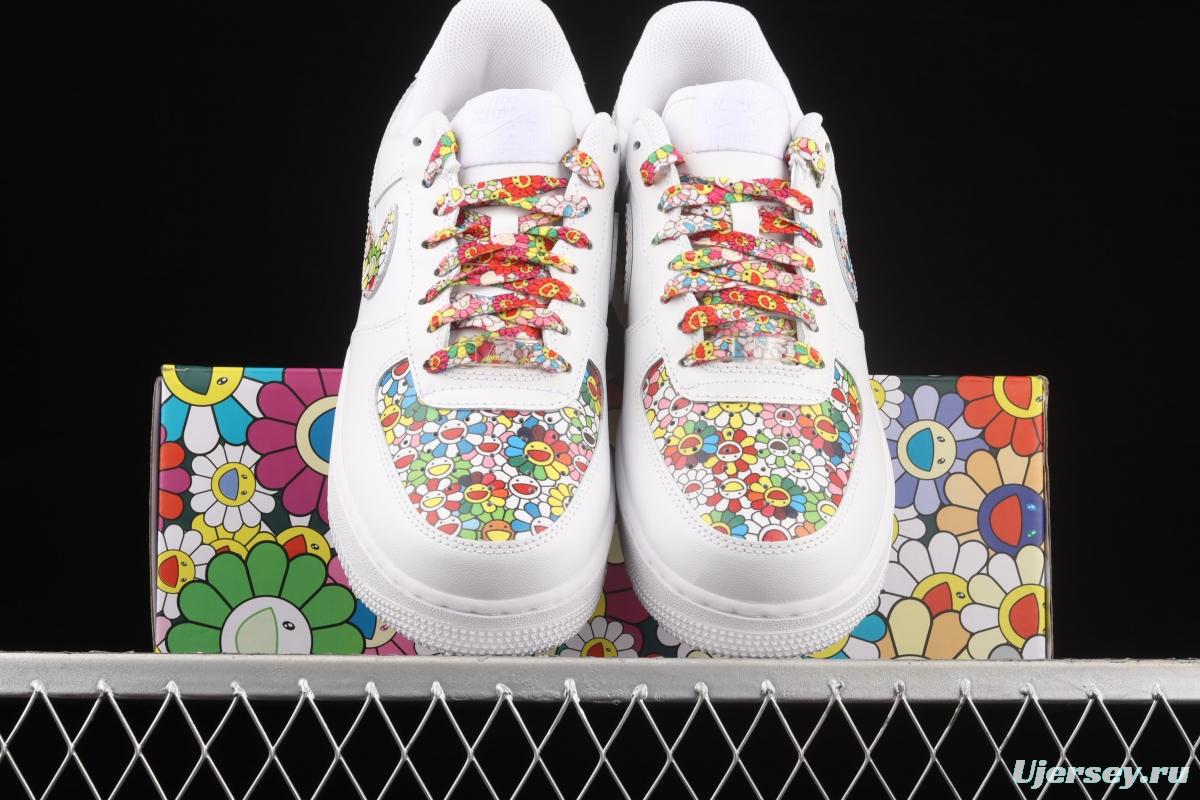 Takashi Murakami x NIKE Air Forece 11607 Low Takashi Murakami's low-top casual board shoes CW2288-111,