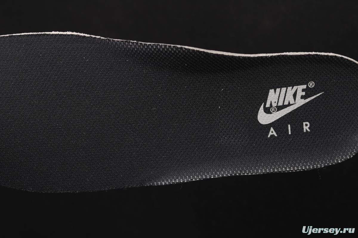 NIKE Air Force 1 Lv8 ShAdidasow Grey Shadow Grey side Logo3M reflective board shoes BQ6819-008