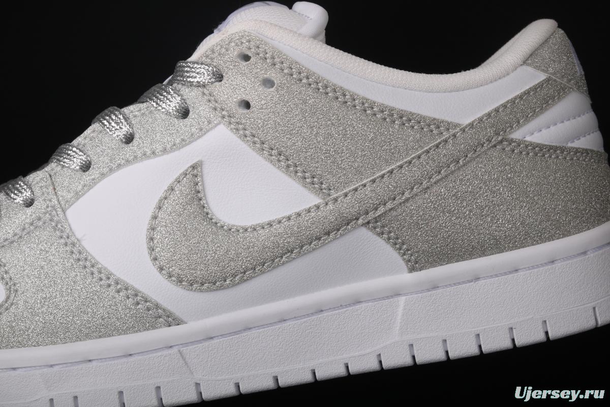 NIKE SB DUNK Low Pro white sky star color matching sports skateboard shoes BQ6817-208