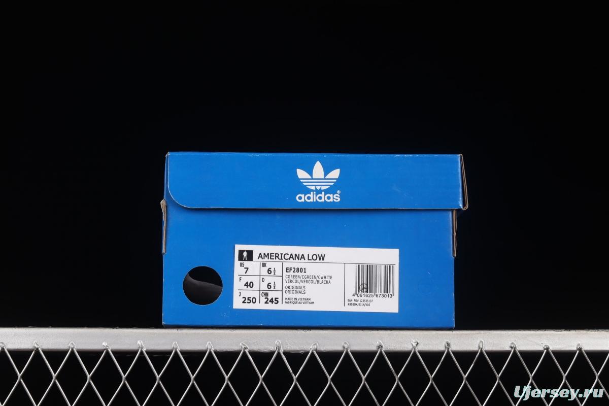 Adidas Originals Americana low EF2801 clover breathable fabric face campus wind low upper board shoes