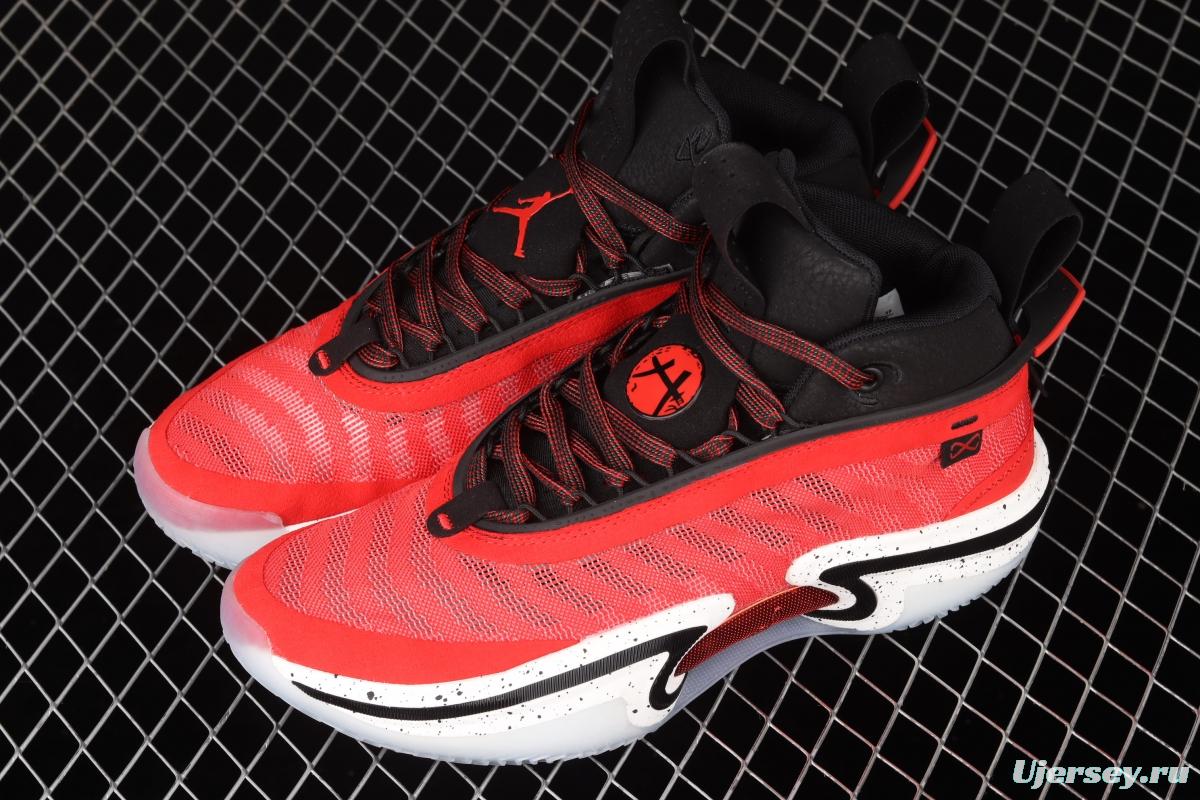 Air Jordan XXXIV Low Black Red AJ36 Joe 36 black and red low top basketball shoes DJ4482-600