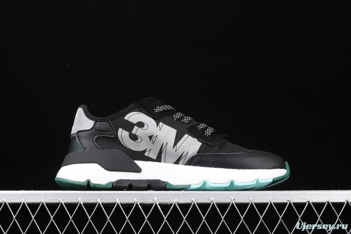 Adidas Nite Jogger 2019 Boost EE5914 3M reflective vintage running shoes