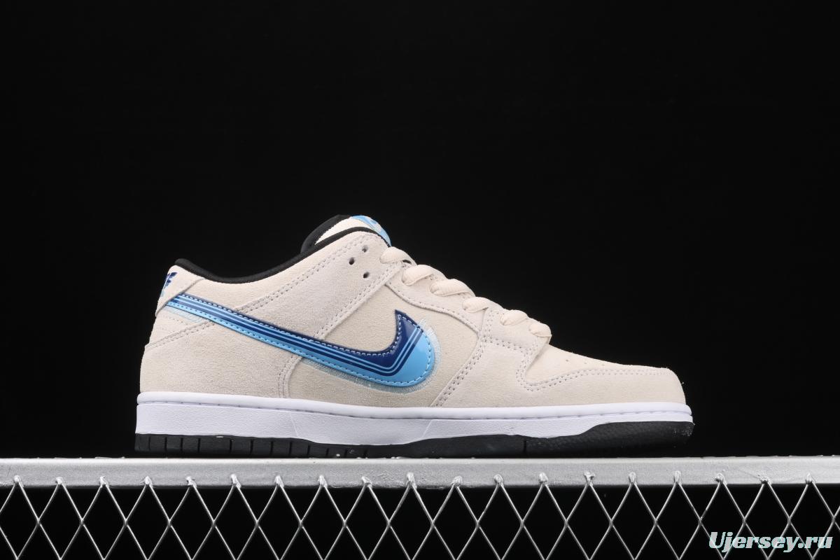 NIKE DUNK SB Low Pro road travel blue hook white blue low-top men's casual board shoes CT6688-200