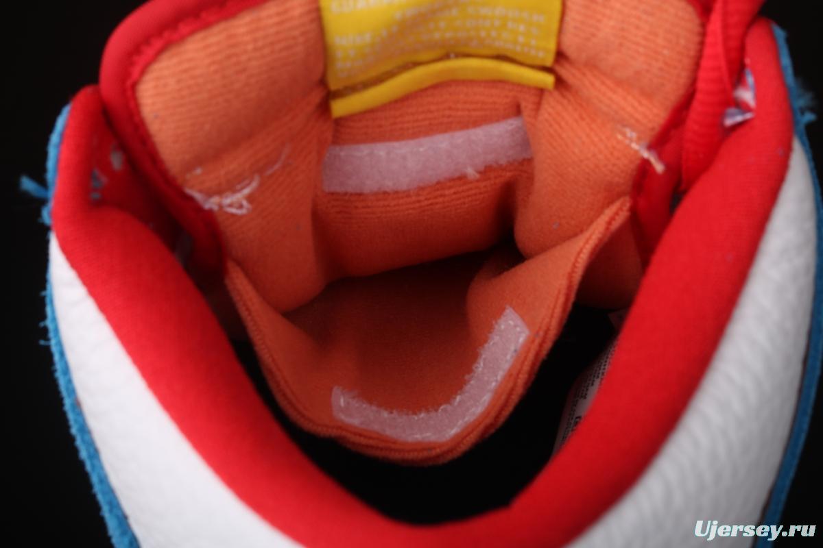 NIKE SB DUNK High Doraemon robot cat theme color matching CI2692-400