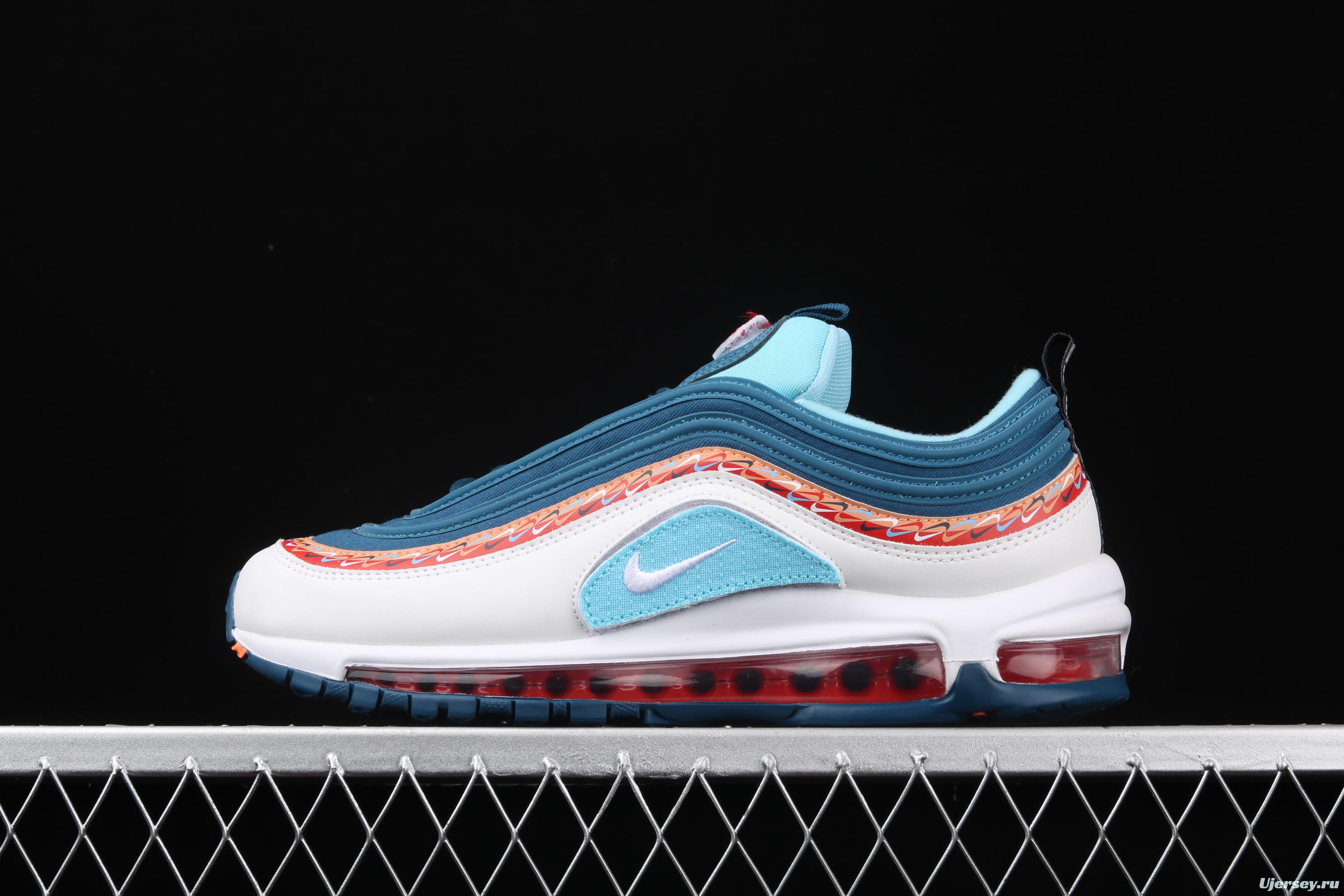 NIKE Air Max 97 joint name bullet casual running shoes CQ4818-400