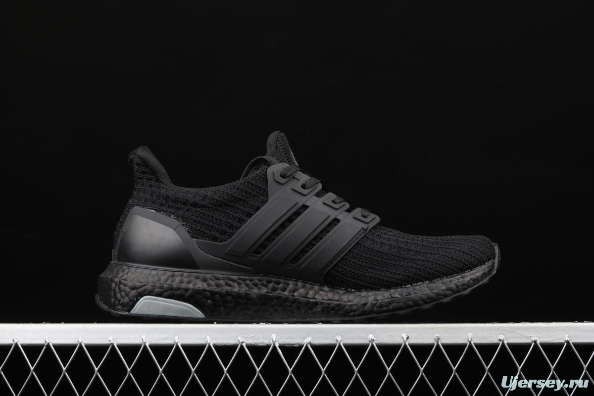 Adidas Ultra Boost 4.0BB6171 fourth generation knitted striped gray-black UB