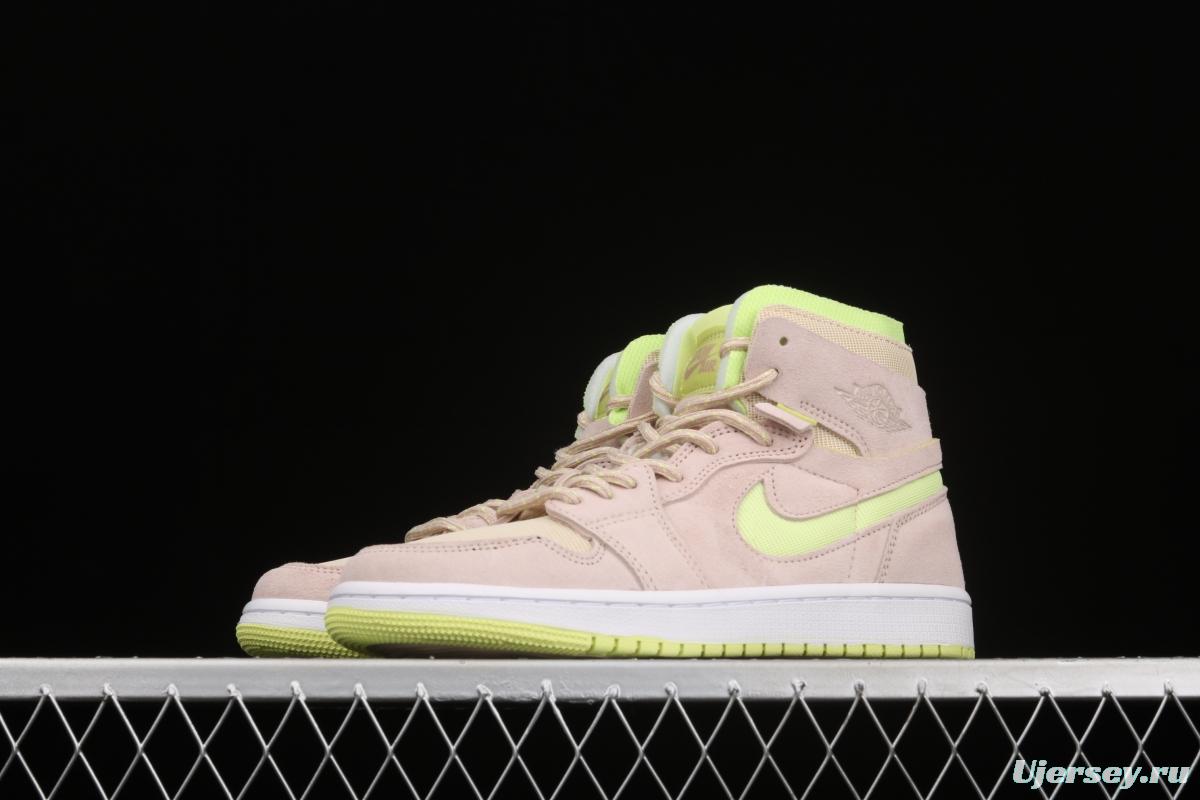 Air Jordan 1 Zoom Air CMFT vanilla high top basketball shoes CT0979-200