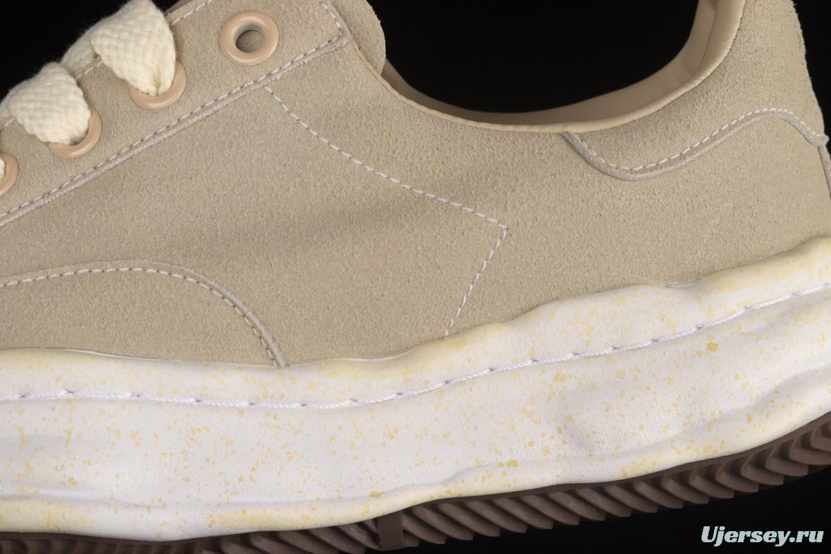 MMY/Maison MIHARA YASUHIRO Wayne Original Sole Leather Low Sneaker Japanese Conceptual Fashion designer Mihara Kangyu brand shell front page deformed retro dissolved snow cake bottom