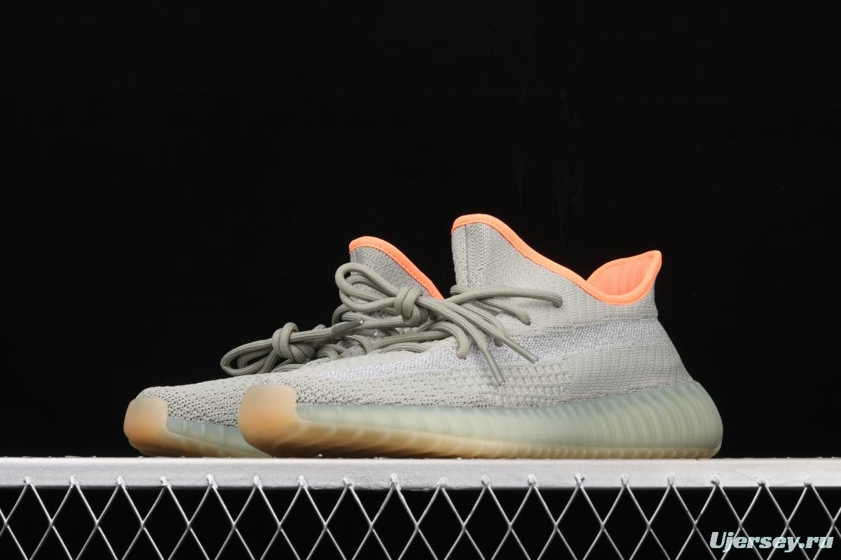 Adidas Yeezy Boost 350 V2 Desert Sage FX9035 Darth Coconut 350 second generation hollowed-out galactic sage color BASF Boost original