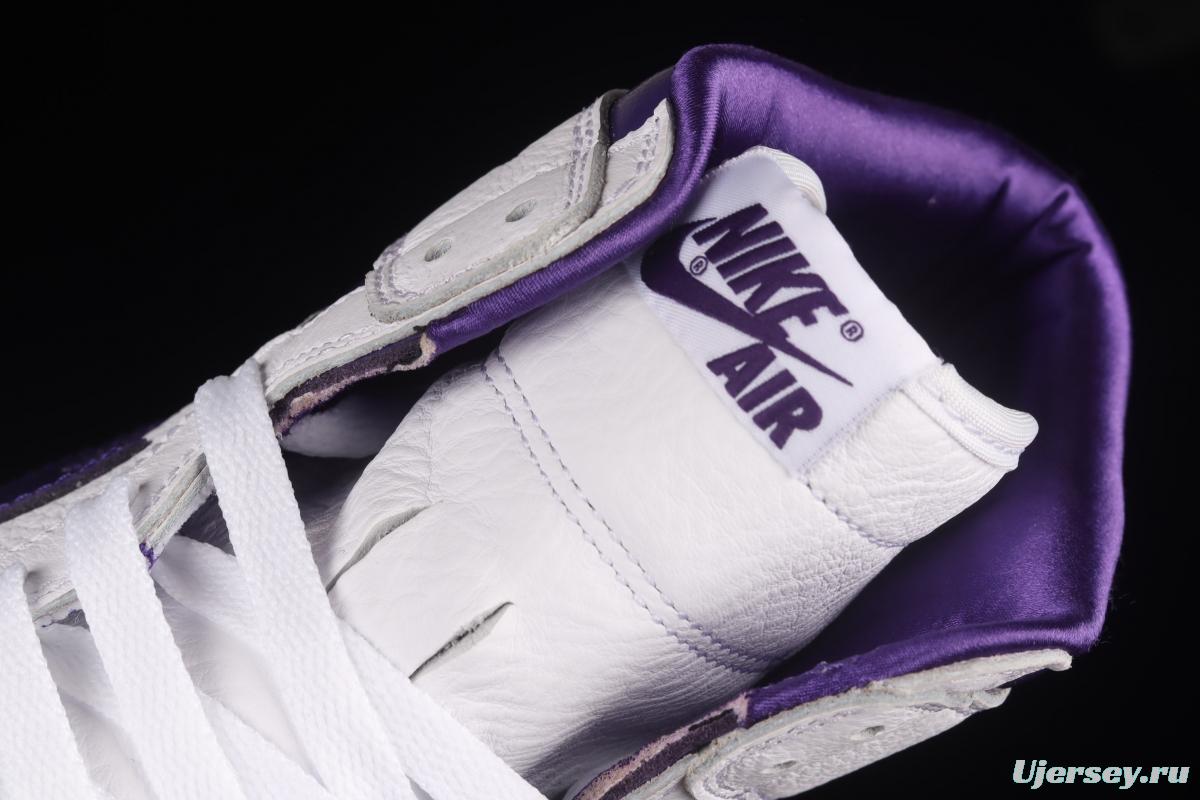 Air Jordan 1 High OG Court Purple White and Purple CD0461-151