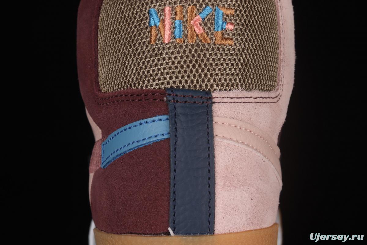 NIKE SB Zoom Blazer Mid PRM splicing broken hook leisure Zhongbang board shoes DA8854-600
