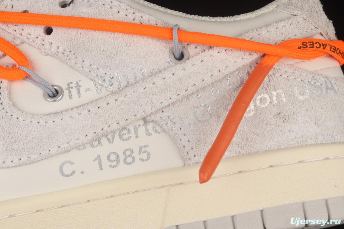 OFF-White x NIKE DUNK Low OW SB rebound fashion casual board shoes DJ0950-116,