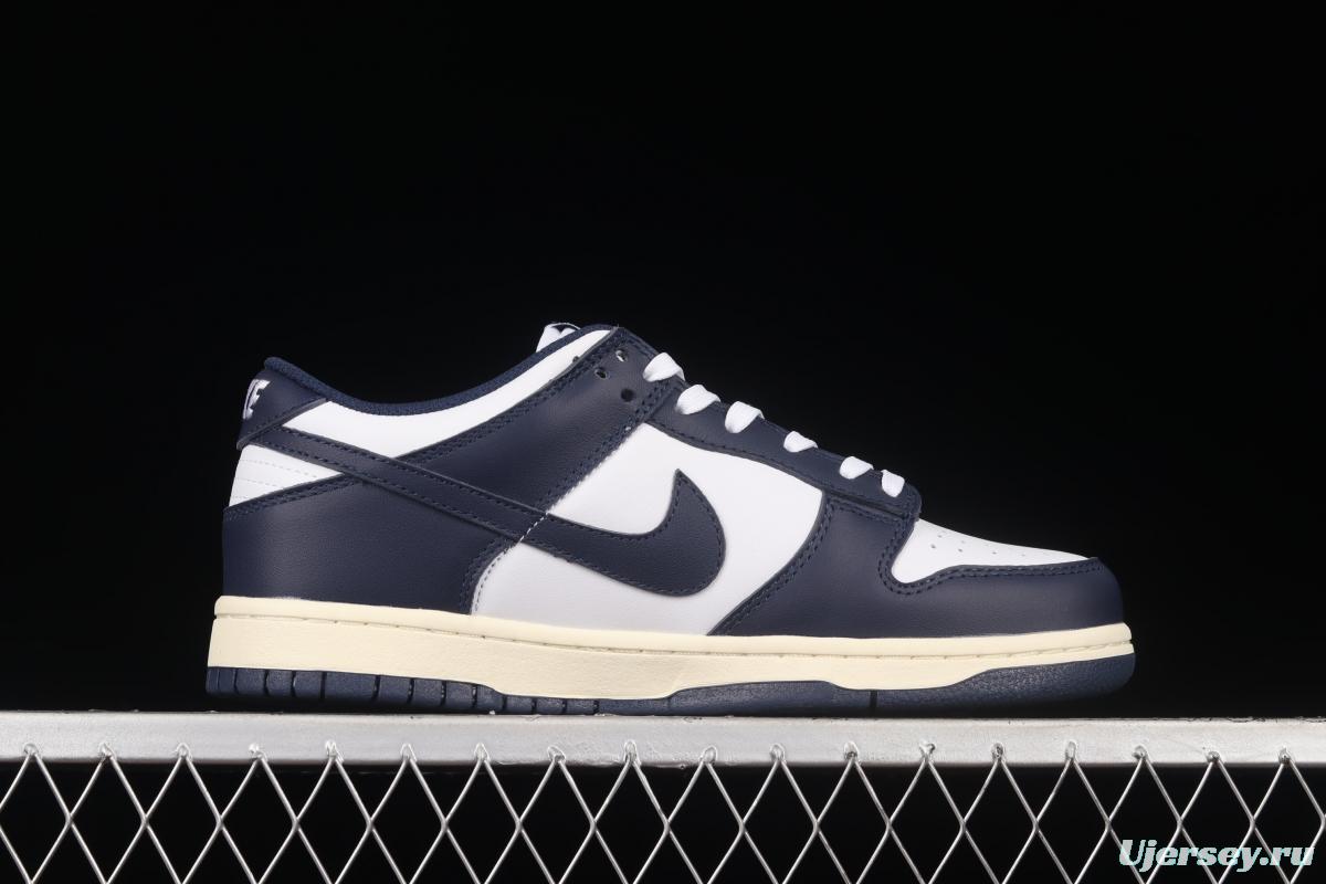 NIKE SB DUNK Low Navy Blue navy blue color SB buckle rebound fashion casual board shoes DD1503-115