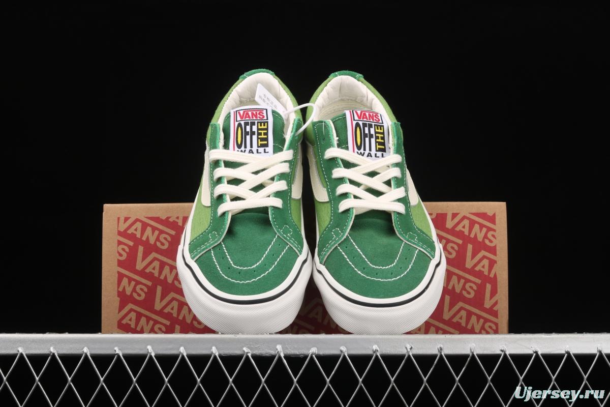 Vans Sk8-Low Reissue S classic avocado green low-top casual board shoes VN0A4UWI4WS canvas shoes
