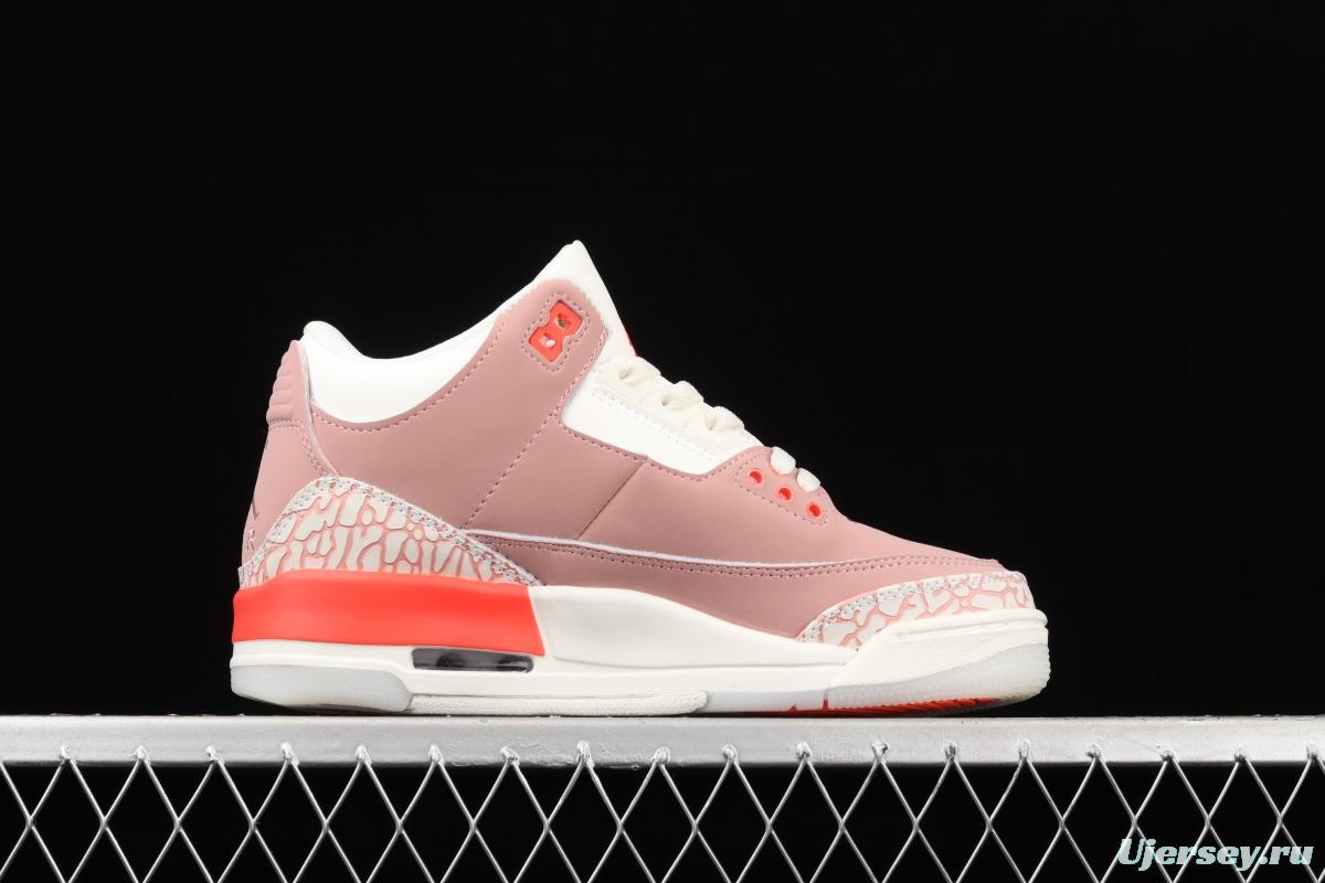 Air Jordan 3 Retro Rust PiNIKE AJ3 Joe 3 peach CK9246-600
