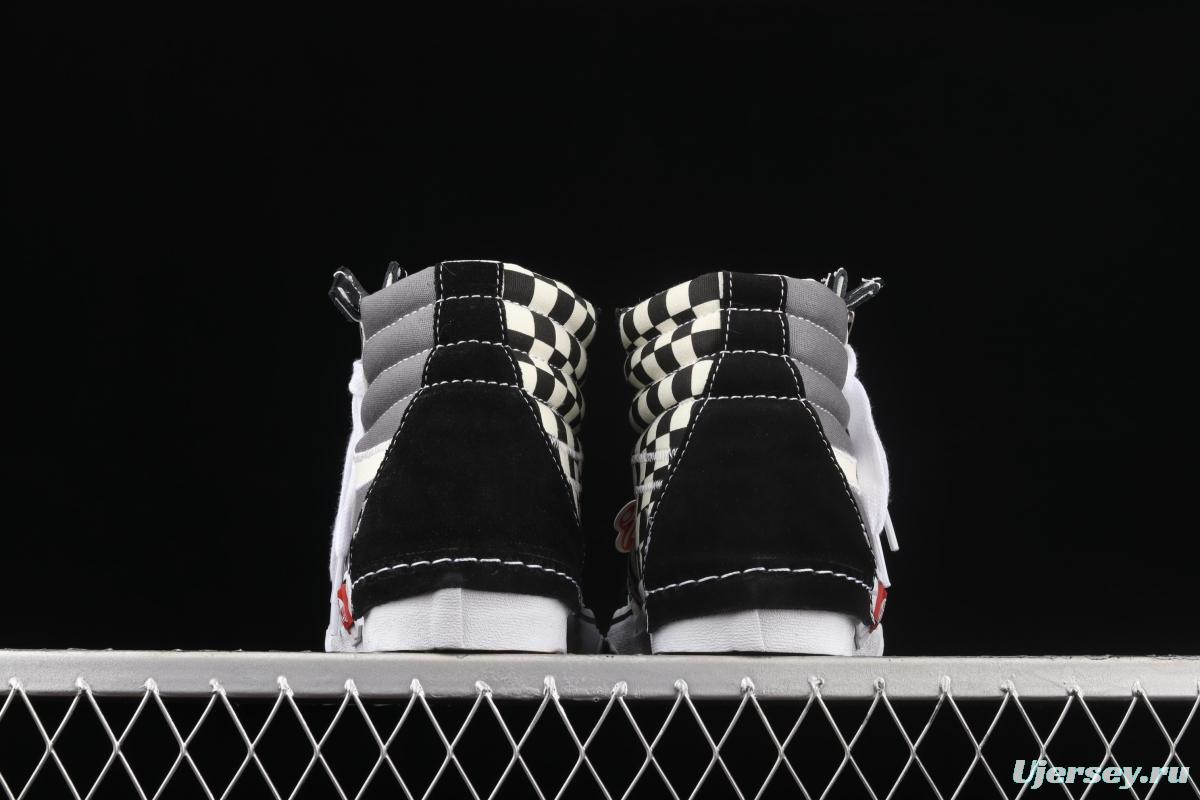 Vans SK8-Hi Reissue Ca Vance deconstructs and splices VN0A3WM1603 of high-top vulcanized shoes