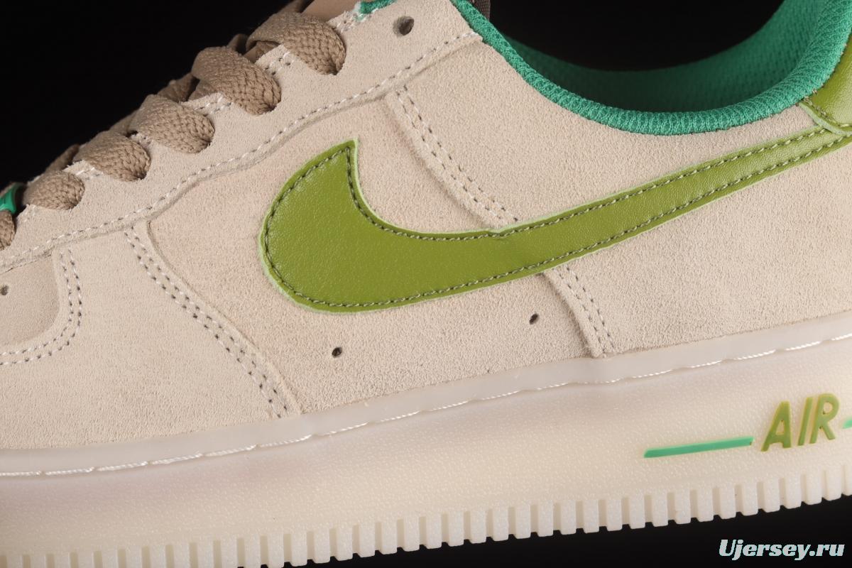 NIKE Air Force 11407 Low Cactus Desert Cactus Light Color low-top Leisure Board shoes CV1755-100