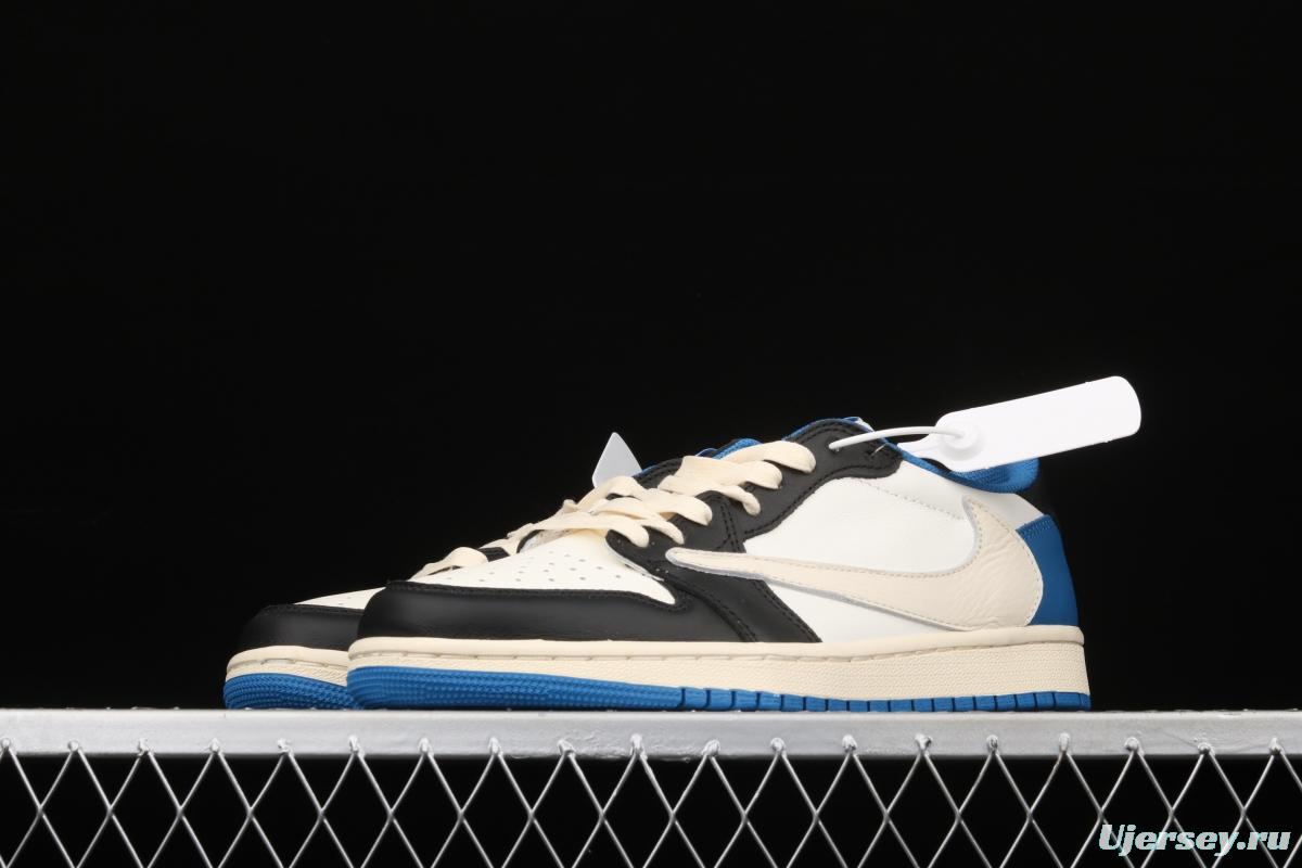 Travis Scott x Air Jordan 1 High OG Lightning inverted low side DM7866-140