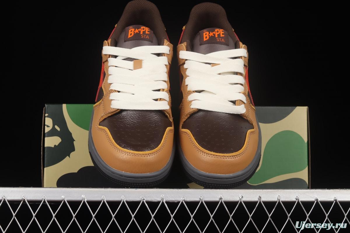 Human MAdidase Bape Sta Sk8 To Nigo trend godfather Nigo brand ape head classic skateboard shoes 1H80191021