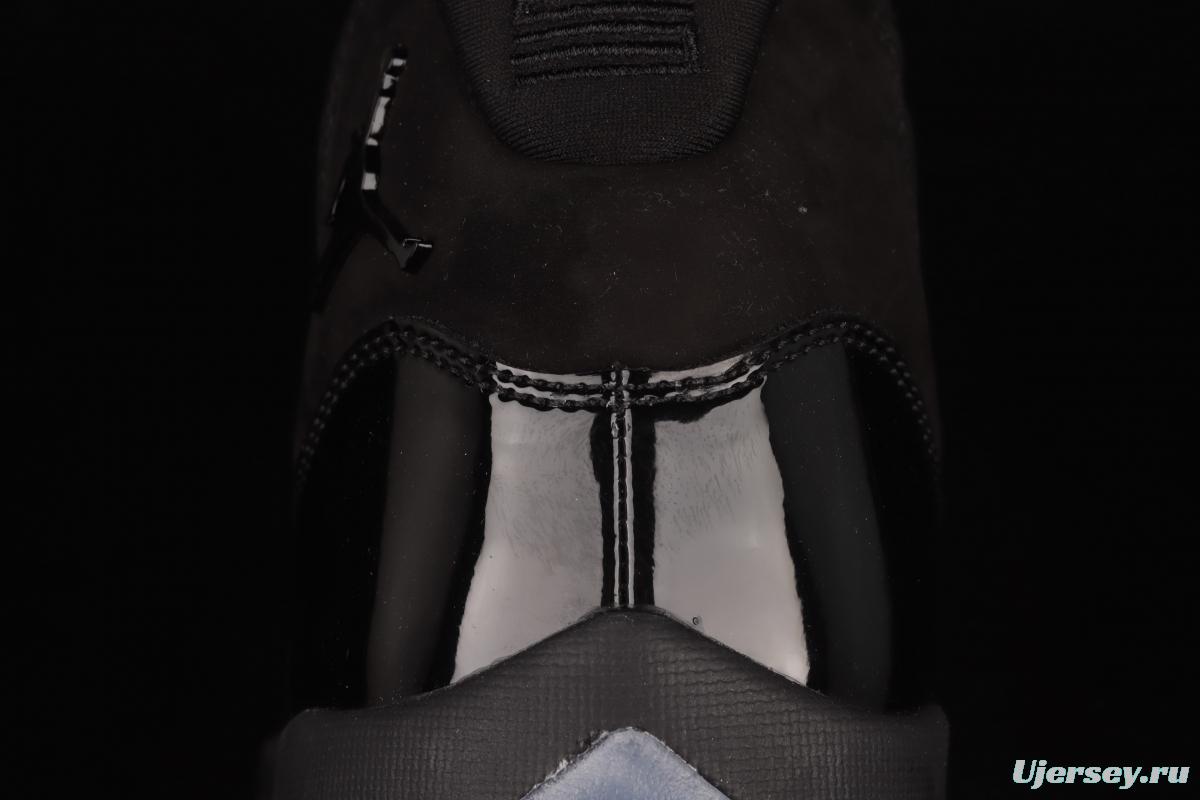 Air Jordan 11 Cap and Gown 11 Black Gamma Black Samurai 378037-005