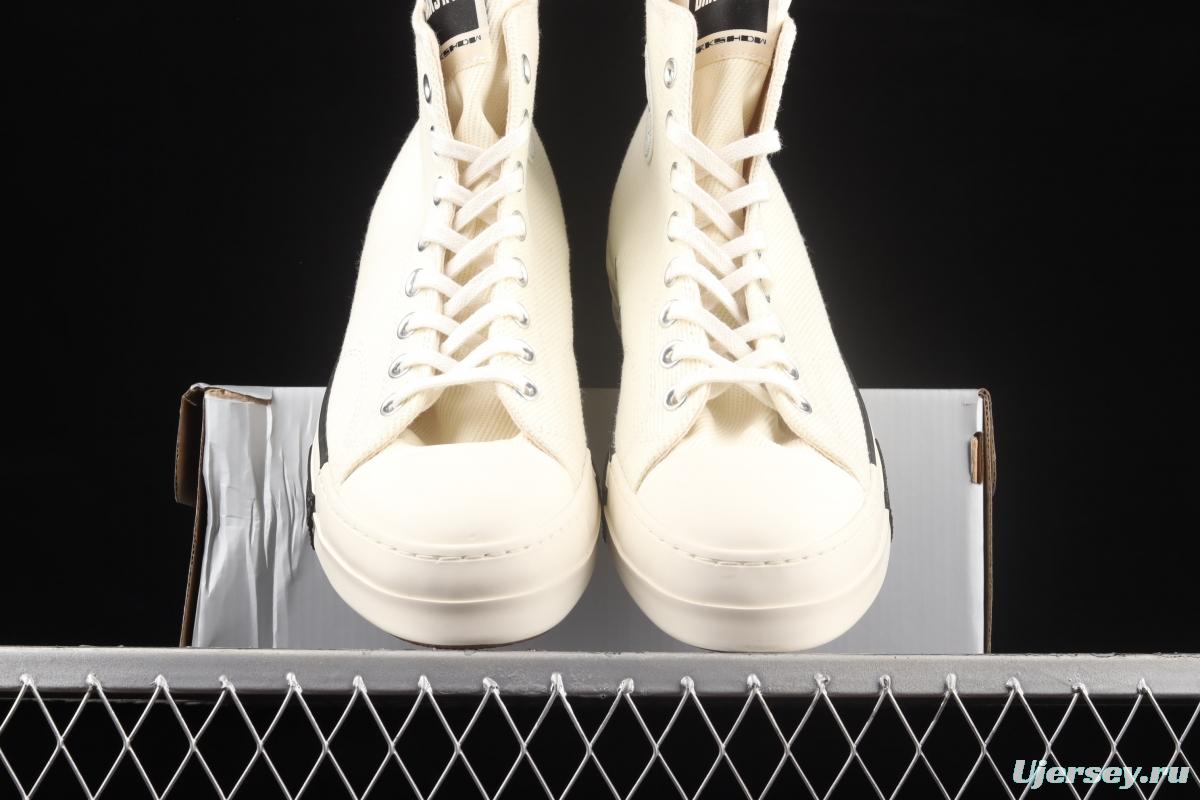 Converse x DRKSHDW international famous designer RickOwens launched a joint series of high-top casual board shoes A00132C.