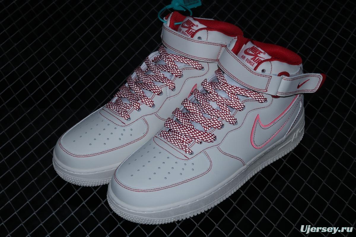 NIKE Air Force 1' 07 Mid 3M reflective Air Force casual board shoes AA1118-010