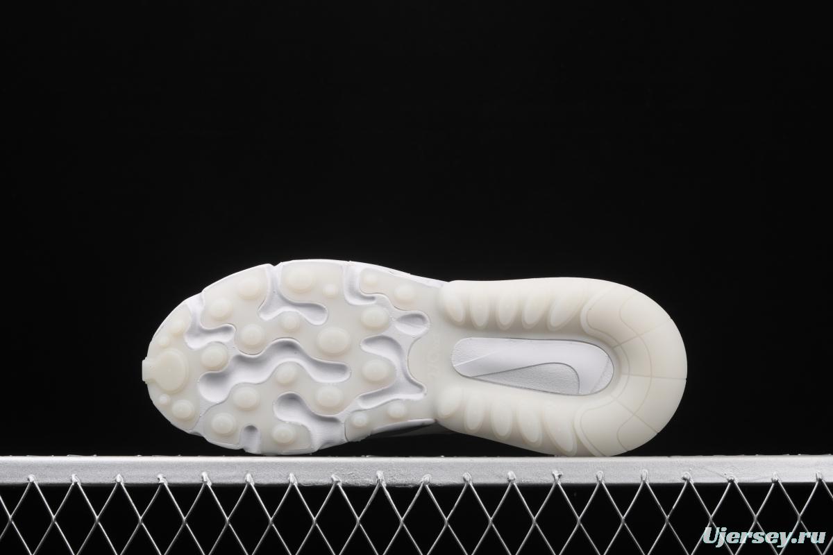 NIKE Air Max 270React new high-frequency mesh function half-palm air cushion running shoes CI3899-500