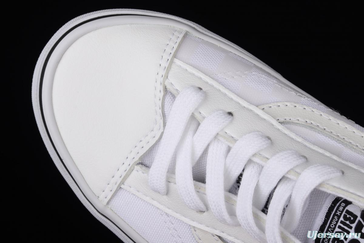 Vans x Se Bilkes Style 36 joint white 3M reflective low-top casual board shoes VN0A54F64YS