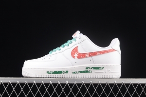 NIKE Air Force 11607 Low Christmas themed low-top casual board shoes CW2288-111,