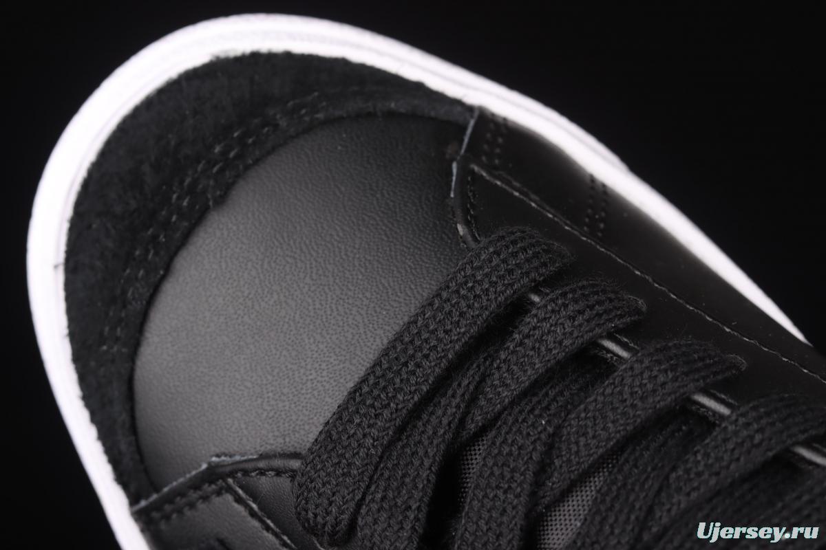 NIKE Blazer Mid'77 SE Chrome Luxe black-and-white gold standard Trail Blazers high-top casual board shoes CZ4627-001