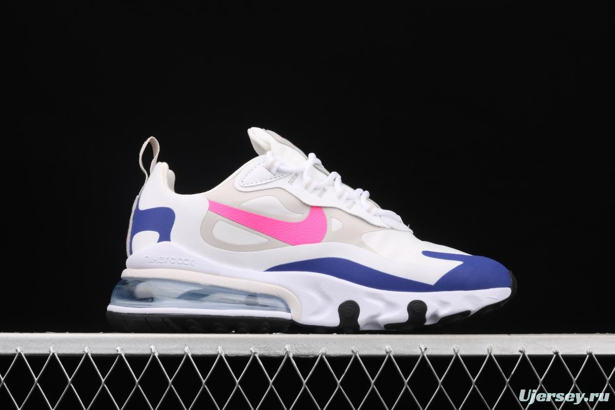 NIKE Air Max 270React new high-frequency mesh function half-palm air cushion running shoes CU7833-101