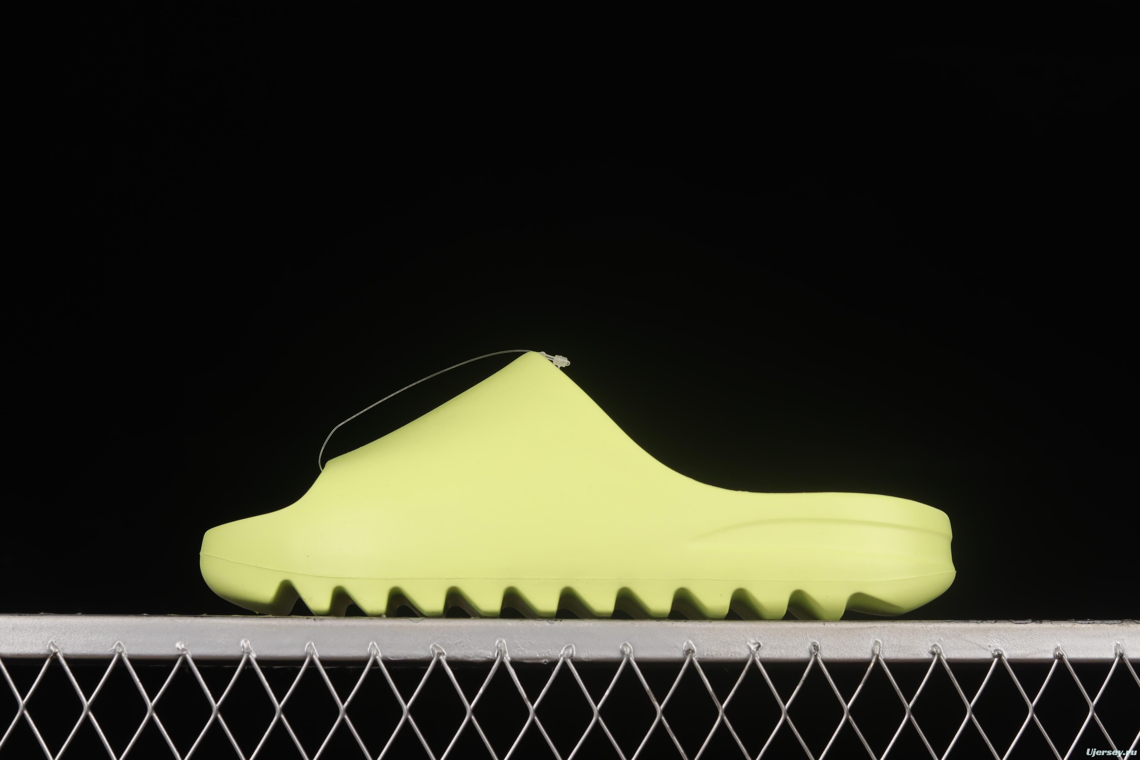 Kanye West x Yeezy Slide Resin GX6138 Fluorescent Green