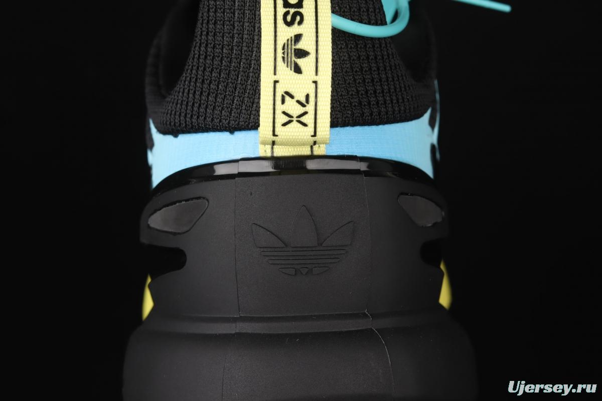 Adidas ZX 2K Boost 2.0 GY8283 2021 Summer New Clover Popcorn vintage running shoes