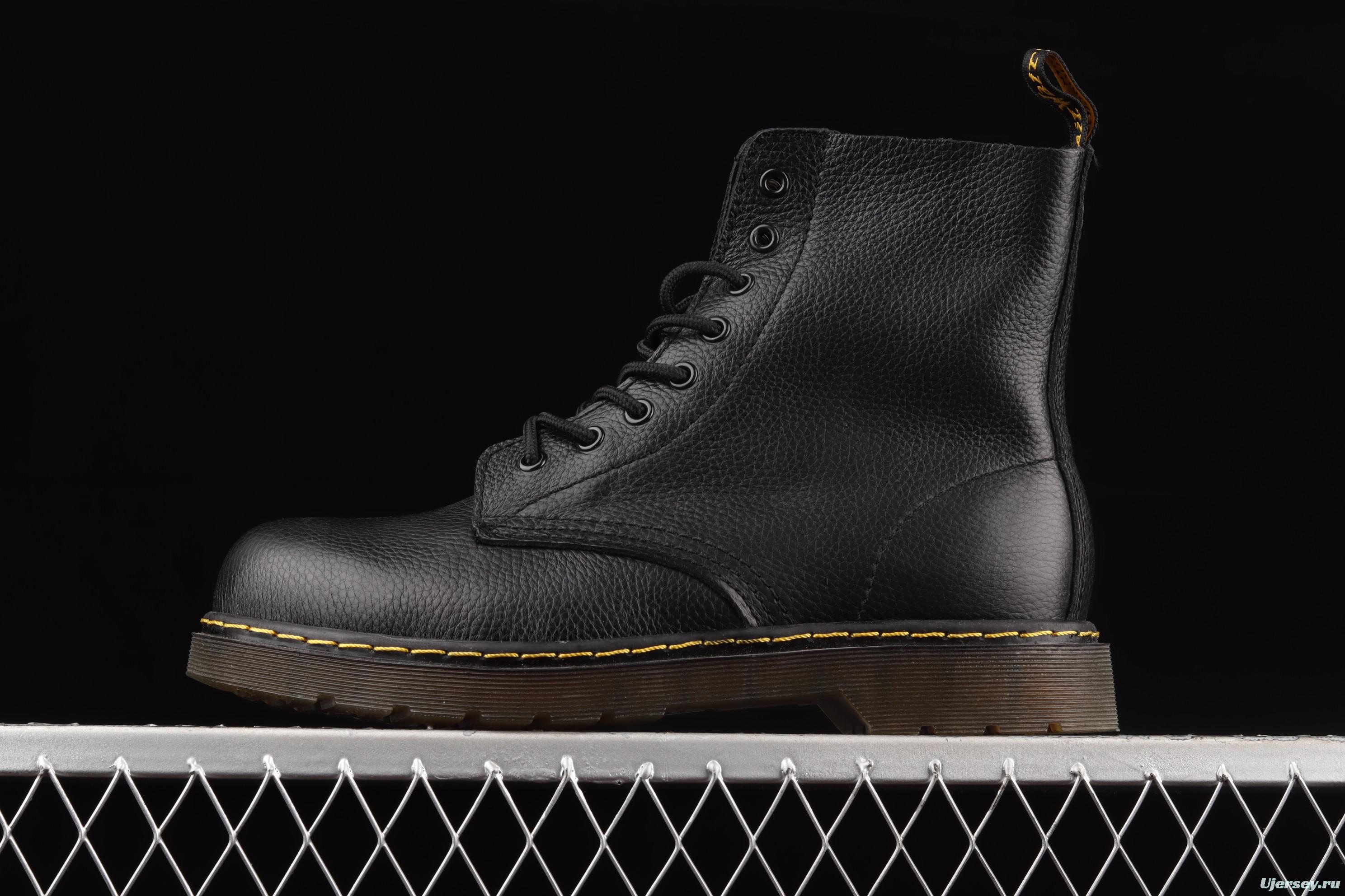 Dr.martens Martin Boot 1460 Series Litchi pattern soft Leather Gao Bang R11822206