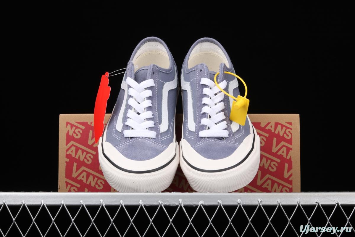 Vans Style 36 Decon SF Vance blue-gray half-moon Baotou vulcanized canvas shoes VN0A3MVLK0B