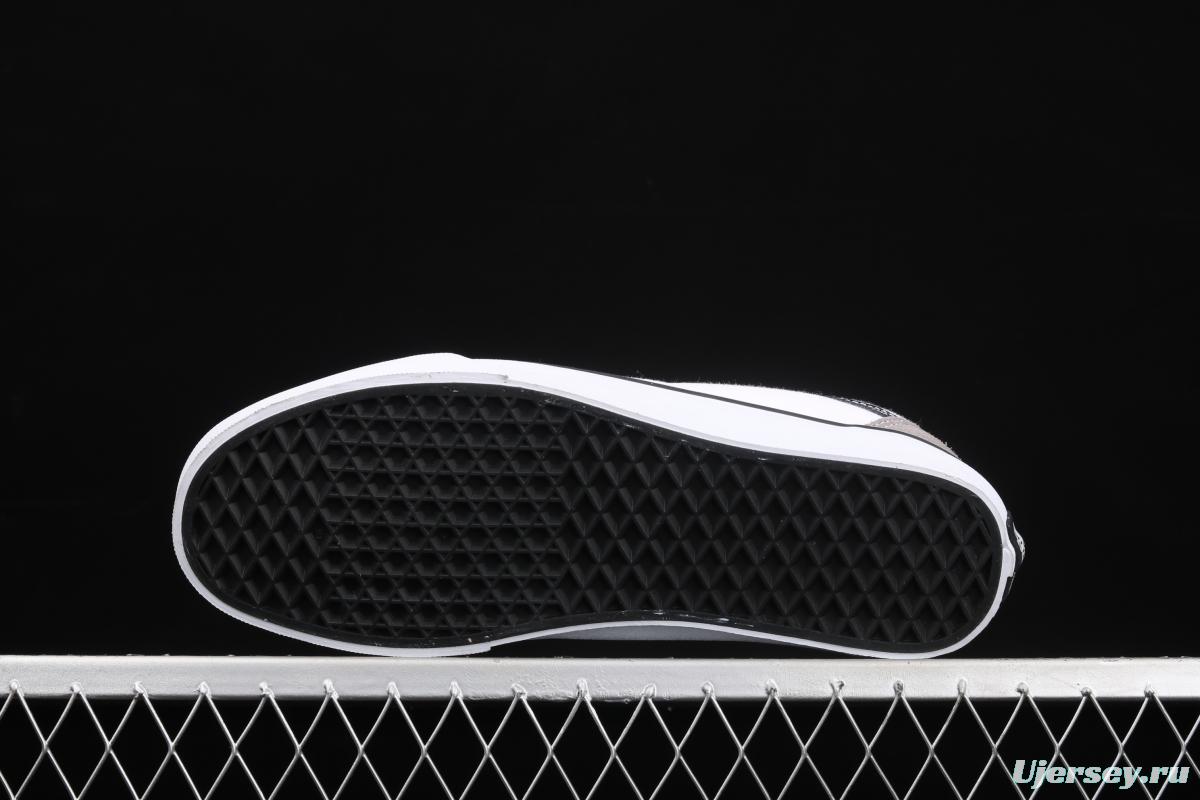 Vans Old Skool Vance black, white and gray color low-side vulcanized canvas casual shoes VN0A4BVAK10