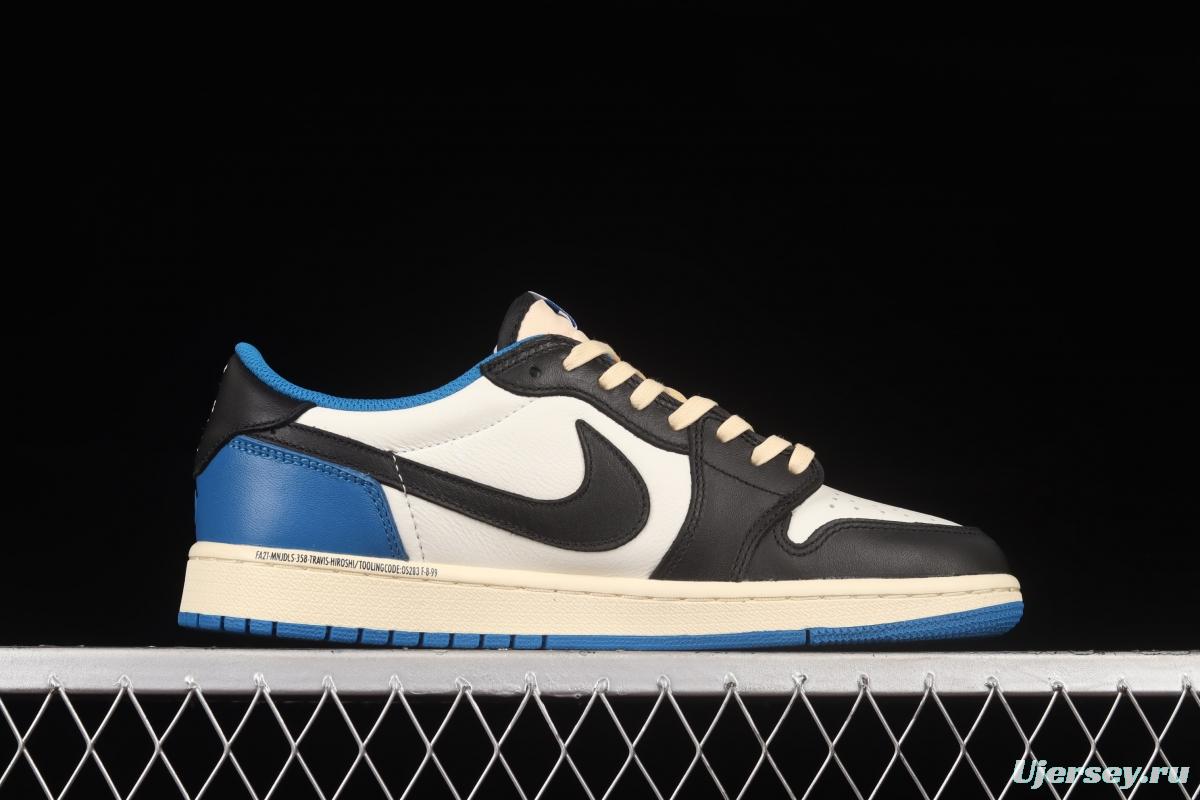 Travis Scott x Air Jordan 1 High OG Lightning inverted low side DM7866-140
