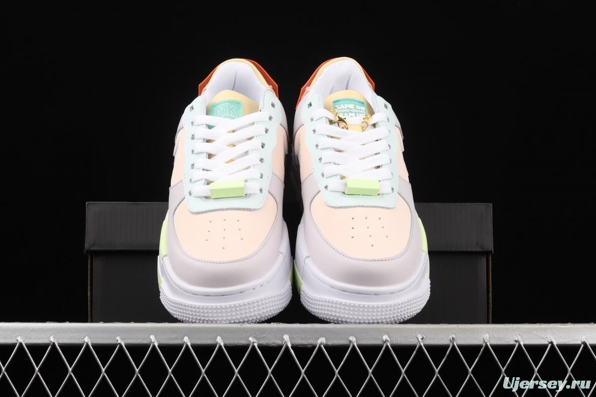 NIKE Air Force 1 Pixel deconstructs Leisure Board shoes DD2330-511L