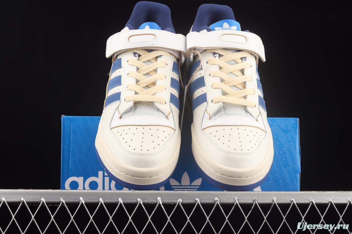 Adidas Forum 84 Low Blue ThreAdidas S23764 popular single classic retro basketball shoes