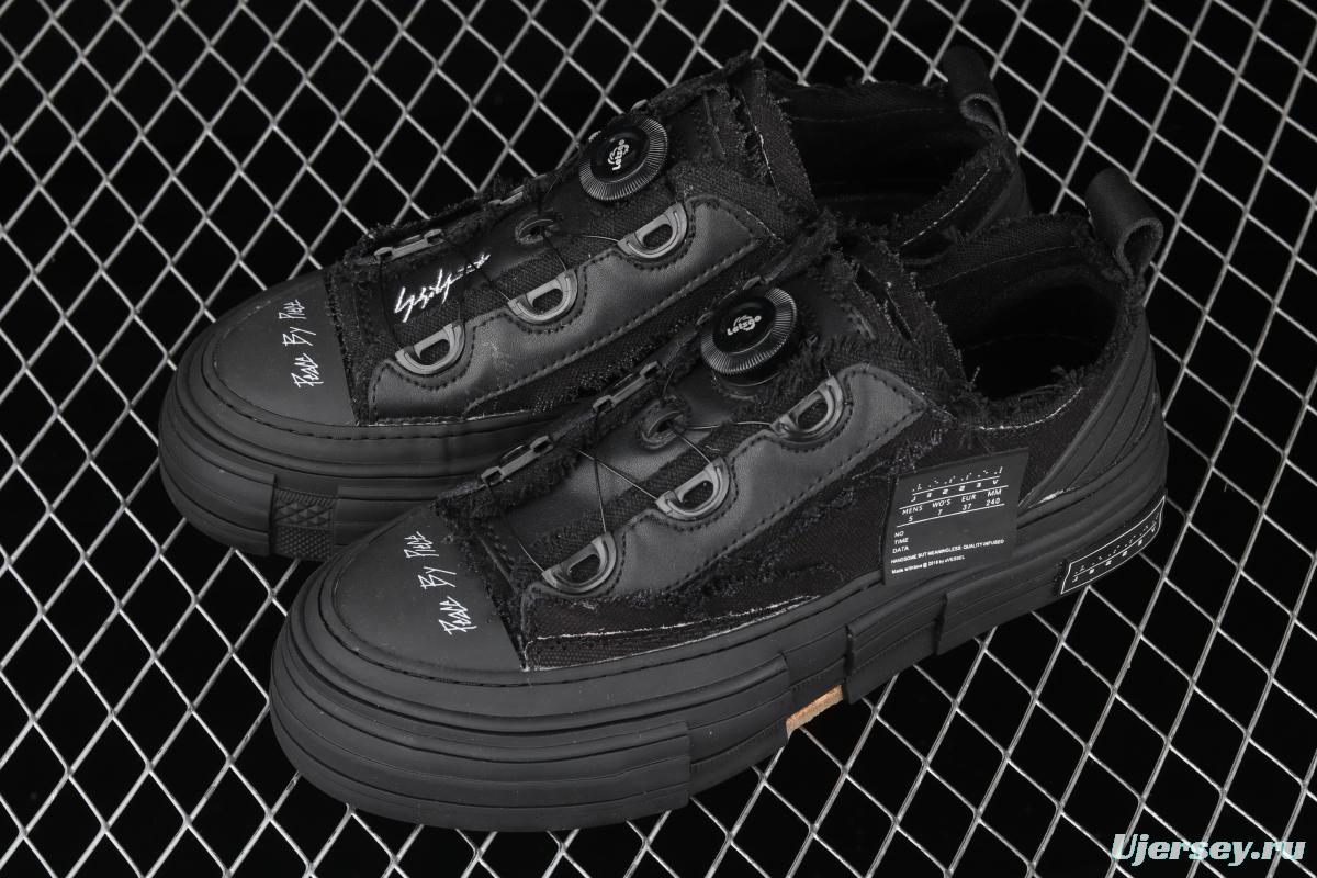 IMPACT x VESSEL G.O.P. LOW deconstructs overlapping thick-soled cork low-side high canvas vulcanized board shoes