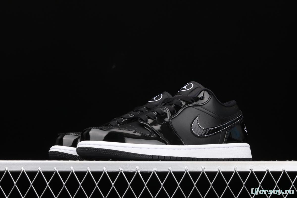 Air Jordan 1 Low ASW low-top all-Star patent leather black low-top basketball shoes DD1650-001