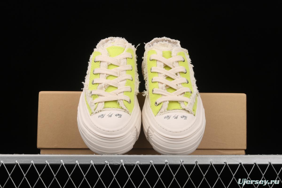 IMPACT x VESSEL G.O.P. LOW deconstructs overlapping thick-bottomed cork low-side heightened canvas vulcanized semi-tow
